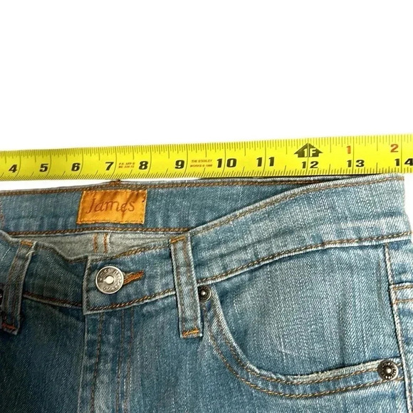 Y2K, James jeans ,women size 27. Light wash,low rise,bootcut,made USA ,140$NWT - Picture 9 of 15